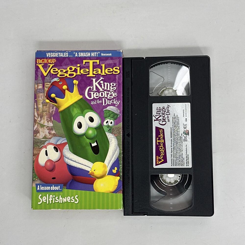VeggieTales - King George and the Ducky (VHS, 2000)